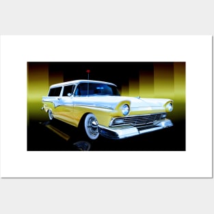 Ford Del Rio Wagon 1957 Posters and Art